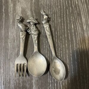 Vintage Beatrix Potter Peter Rabbit Godinger Silver Plate 3 Piece Feeding Set